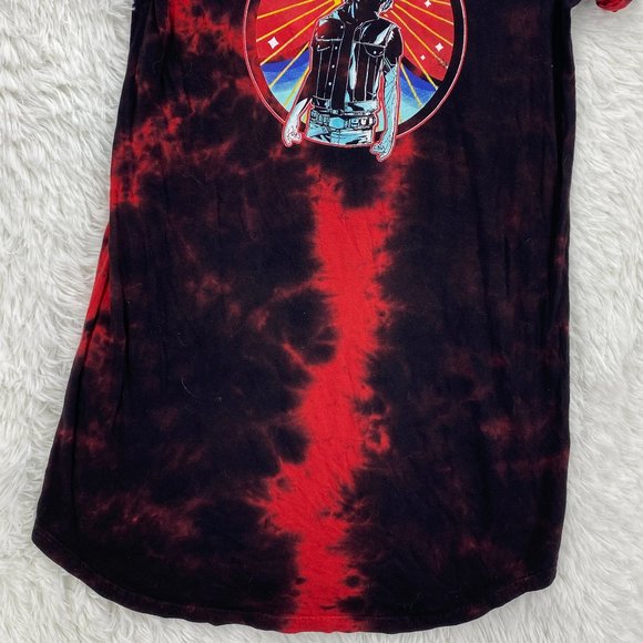 Ready Player One Women's Tie Dye Gunters T Shirt Sleep Wear Dress Size Large - Picture 3 of 9